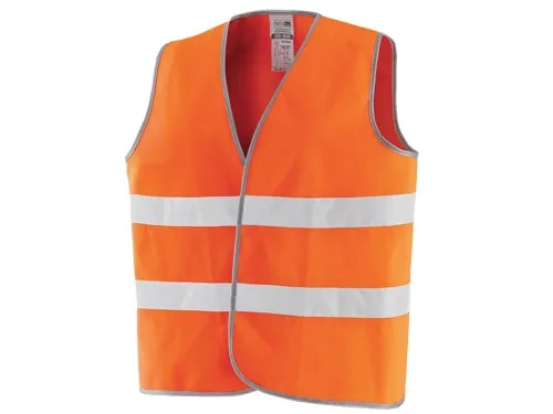 GILET ALTA VISIBILITA' ARANCIO - Senza Marca - Vista Principale