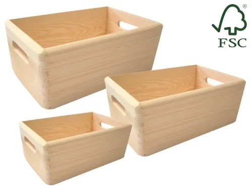 SET 3 PZ CASSETTE PORTATUTTO ALBERIAMO - Senza Marca - Vista Principale