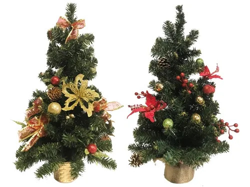 ALBERINI DECORATI ORO/ROSSO H50CM - Senza Marca - Vista Principale