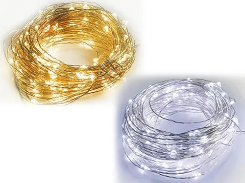 FILI RAME 180 MICRO LED X ESTERNO BIANCO - Senza Marca - Vista Principale