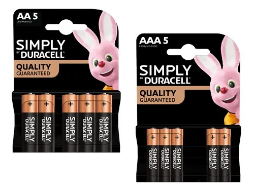 PILE DURACELL SIMPLY STILO BL5 PZ - Senza Marca - Vista Principale