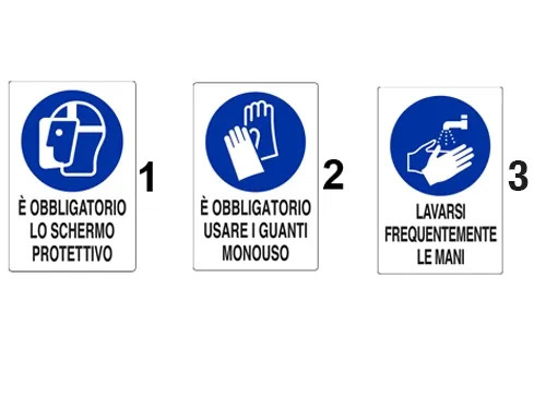 CARTELLI OBBLIGO SCHERMO PROTETTIVO - Senza Marca - Vista Principale