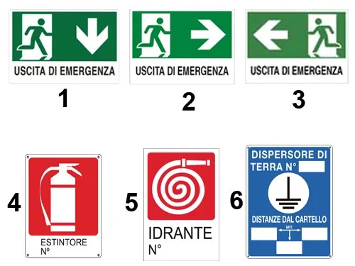 CARTELLI ESTINTORE - Senza Marca - Vista Principale