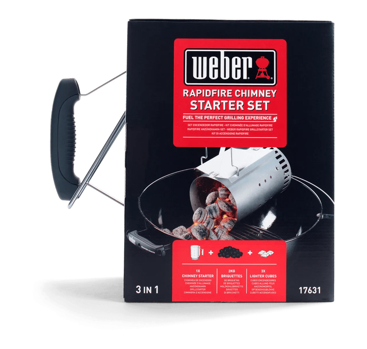 KIT CIMINIERA WEBER + 2KG BRIQUETTE - Senza Marca - Vista Principale