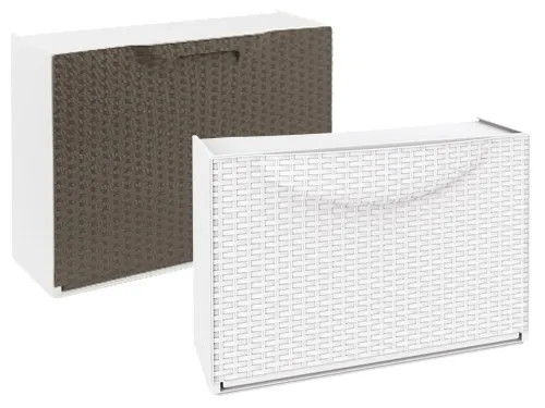SCARPIERE RATTAN HARMONY BOX BIANCHE - Senza Marca - Vista Principale