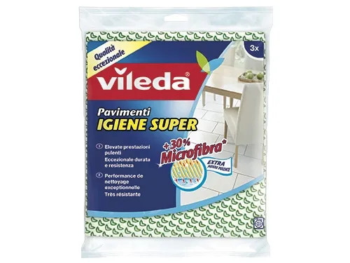 VILEDA PAN.PAVIMENTI IGIENE SUPER 3 PZ. - Senza Marca - Vista Principale