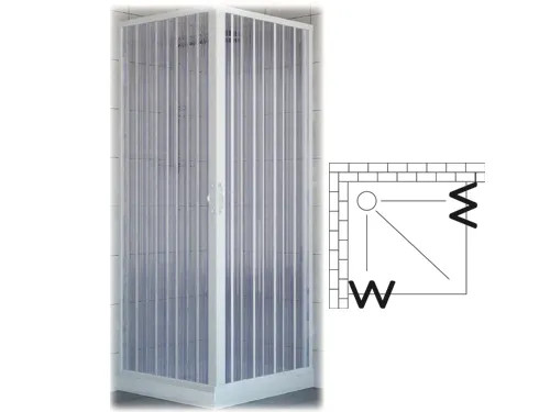 BOX DOCCIA BRIXO PVC BALENA 80X120 - Senza Marca - Vista Principale