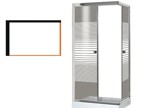 BOX DOCCIA BRIXO VIOLA - Senza Marca - Vista Principale