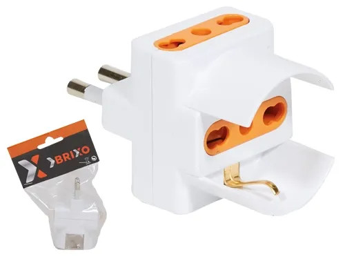 ADATTATORI TRIPLICI BRIXO 16A + SHUKO - Senza Marca - Vista Principale