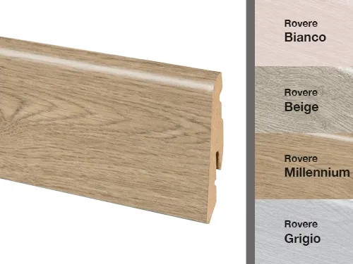 BATTISCOPA MDF ROVERE MILLEN. - Senza Marca - Vista Principale