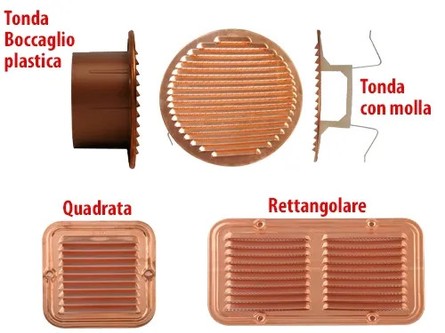 GRIGLIE AERAZIONE RAME - Senza Marca - Vista Principale