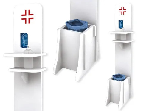 PORTA IGIENIZZANTE PIANTANA TOTEM 01 - Senza Marca - Vista Principale