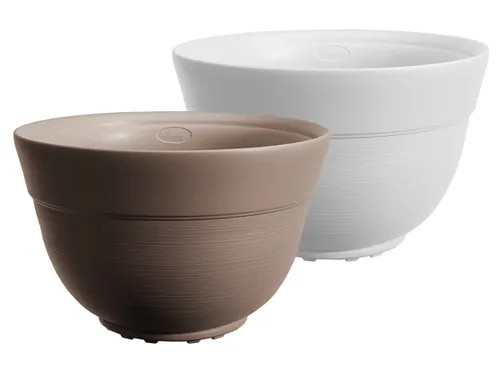 VASI CONCA DORA BIANCA HL.18 CM. D.29 - Senza Marca - Vista Principale
