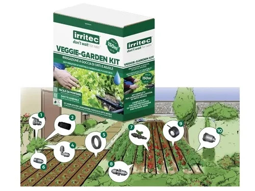 KIT IRRIGAZIONE A GOCCIA VEGGIE-GARDEN - Senza Marca - Vista Principale