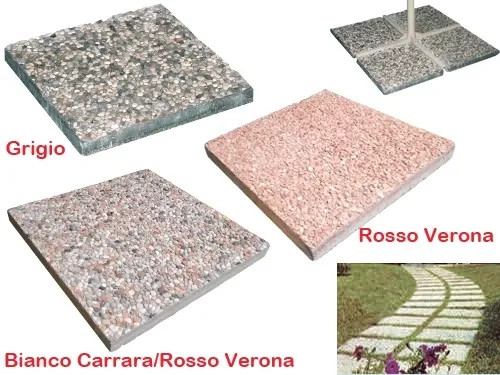 LASTRE GRANIGLIA GRIGIO 50X50 - Senza Marca - Vista Principale