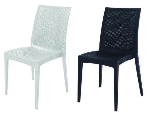 SEDIE RATTAN BISTROT BIANCHE - Senza Marca - Vista Principale