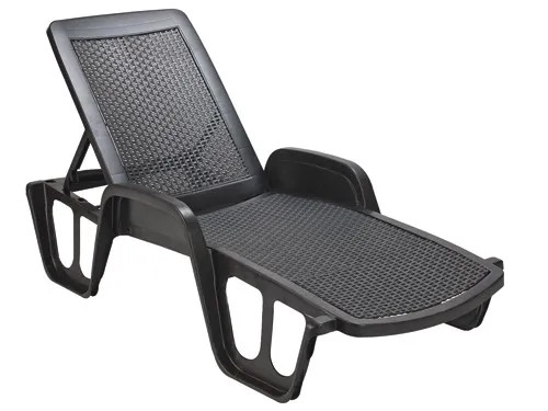 LETTINI RATTAN POOL ANTRACITE - Senza Marca - Vista Principale