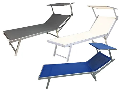 LETTINI SPIAGGIA RIMINI BIANCO - Senza Marca - Vista Principale