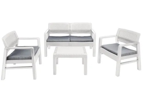 SET RATTAN KILIMANJARO BIANCO - Senza Marca - Vista Principale