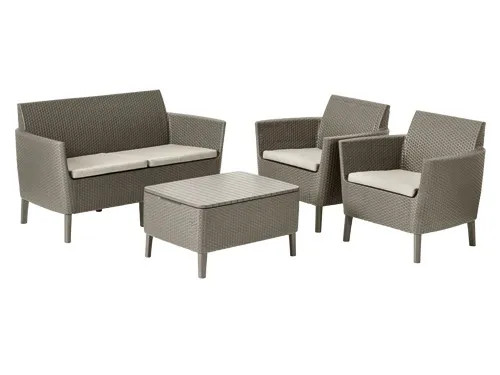 SET RATTAN KETER SALEMO CAPPUCCINO - Senza Marca - Vista Principale