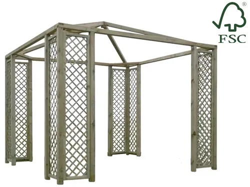 GAZEBO LASA IMPREGNATO 3X3 - Senza Marca - Vista Principale