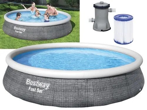 PISCINE TONDE ANELLO RATTAN 57376 - BESTWAY