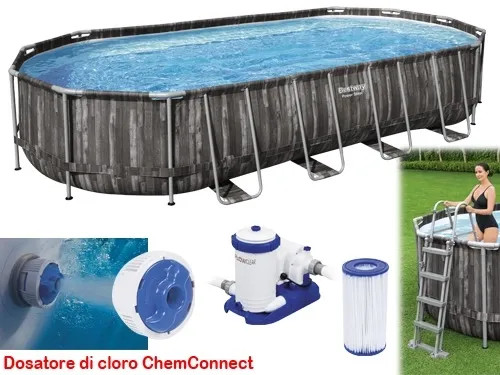 PISCINE OVALI STEEL SET 5611T - BESTWAY - Vista Principale