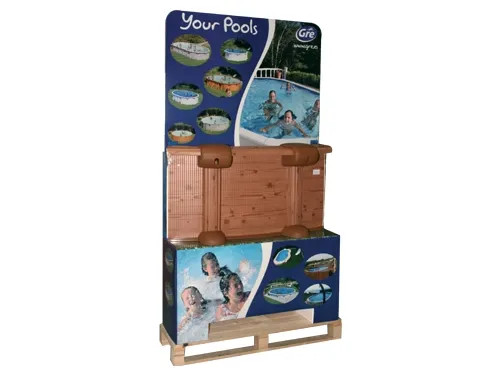 MOBILI PRESENTAZIONE PISCINE GRE BROWN - Senza Marca - Vista Principale