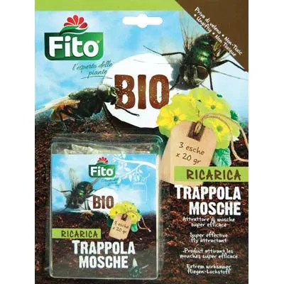 RICARICA ESCA BIOLOGICA TRAPPOLA INSETTI FITO - FITO