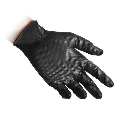 GUANTO NITRILE MONOUSO NERO N85 REFLEXX - REFLEXX