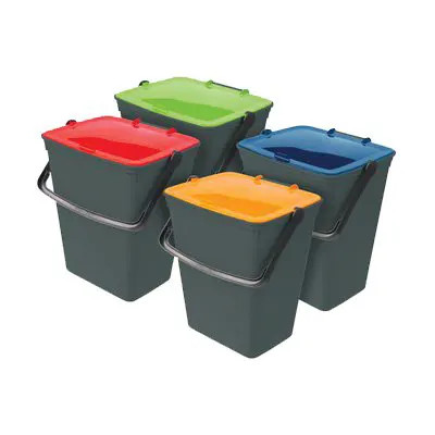 PATTUMIERA IMMONDIZIA ECOLOGICO SET 4 - GENERICA - Vista Principale