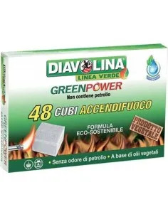ACCENDIFUOCO GREENPOWER DIAVOLINA LINEA VERDE - DIAVOLINA
