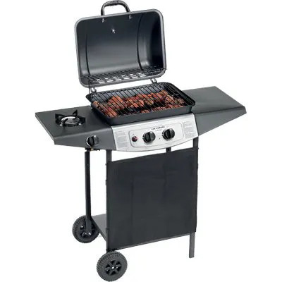 BARBECUE GAS DOUBLE COOKING SYSTEM 2+1 OMPAGRILL - OMPAGRILL