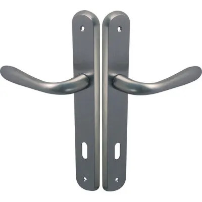 MANIGLIA GOCCIA CROMO PLACCA FORO PATENT - GENERICA - Vista Principale