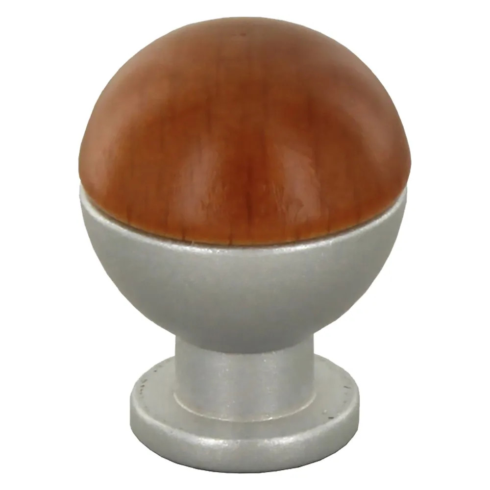POMOLO IN LEGNO/OTTONE SFERICO - Senza Marca - Vista Principale