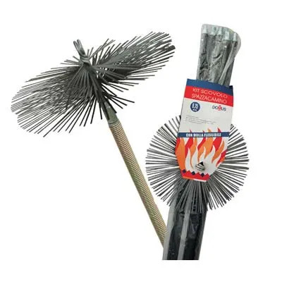 SCOVOLO ACCIAIO KIT PULIZIA CAMINO + MOLLA DOMUS - DOMUS - Vista Principale