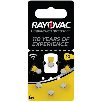 PILA APPARECCHIO ACUSTICO RAYOVAC 10 VARTA - VARTA