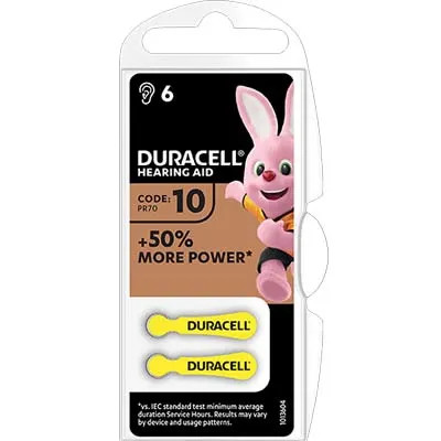 PILA APPARECCHIO ACUSTICO EASY TAB 10 DURACELL - DURACELL