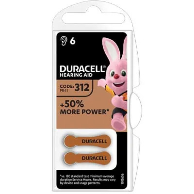 PILA APPARECCHIO ACUSTICO EASY TAB 312 DURACELL - DURACELL - Vista Principale