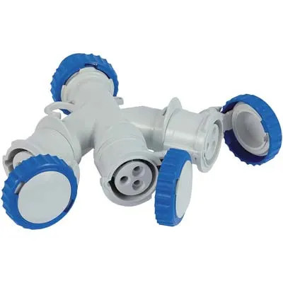 ADATTATORE MULTIPLO SPINA BLU PRESA BLU - FANTON - Vista Principale