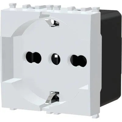 Presa Schuko + Sicurezza AVP - AIGOSTAR - Vista Principale
