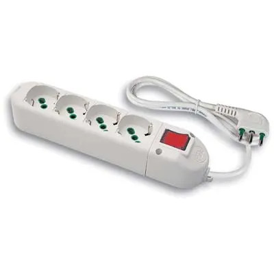 MULTIPRESA BIPASSO SCHUKO + INT.LUM FME - FANTON - Vista Principale