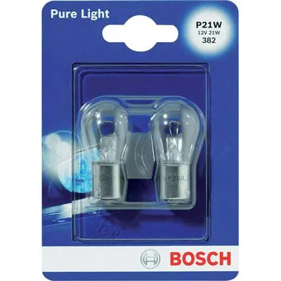 LAMPADA AUTO POSTERIORI PURE LIGHT P21 017 BOSCH - BOSCH