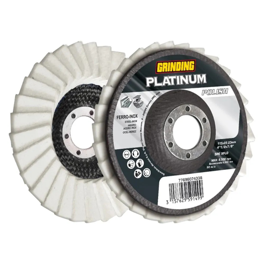 DISCO LAMELLARE 'PLATINUM POLISH' PER FERRO/INOX - GRINDING - Vista Principale