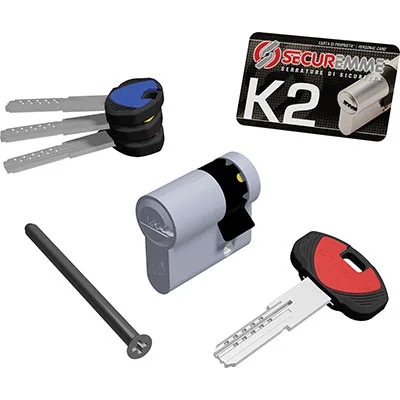 MEZZO CILINDRO SAGOMATO K2 3200-M SECUREMME - SECUREMME - Vista Principale
