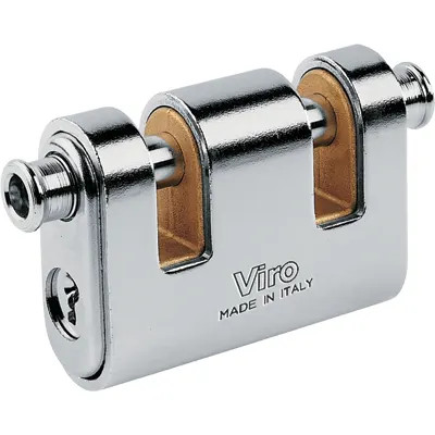 LUCCHETTO ANTISCASSO CORAZZATO 2 LUCE PANZER VIRO - VIRO - Vista Principale