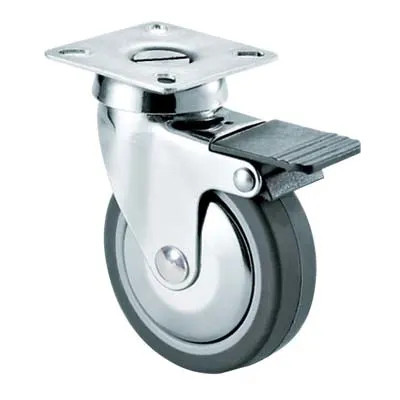 RUOTA A FORCELLA GIREVOLE + FERMO 220CBIS AVO - VALSECCHI - Vista Principale