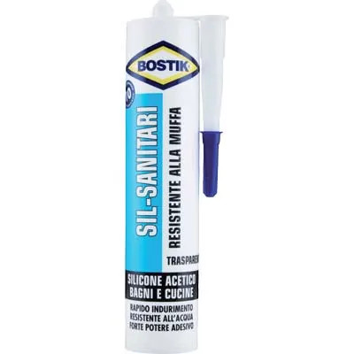 SILICONE ACETICO SIL SANITARI BOSTIK - BOSTIK - Vista Principale