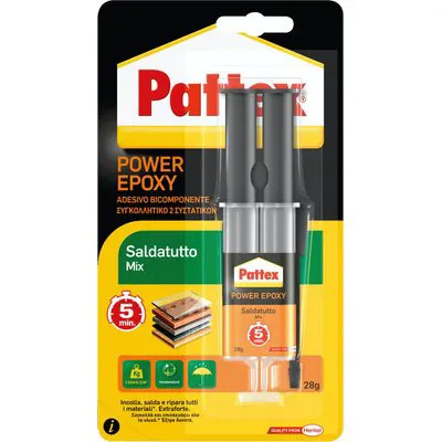 PATTEX POWER EPOXY SALDATUTTO MIX SIRINGA - PATTEX - Vista Principale