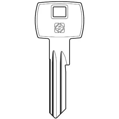 CHIAVE PIATTA CORBIN CB86 - SILCA - Vista Principale